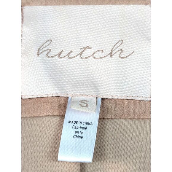 ANTHROPOLOGIE HUTCH Faux-Suede Open-Front Jacket Contemporary Modern Small - Picture 7 of 9